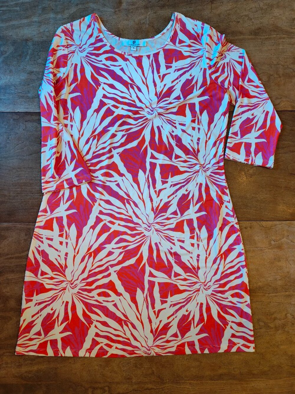Jean-Pierre Klifa Floral Shift Dress Size XL